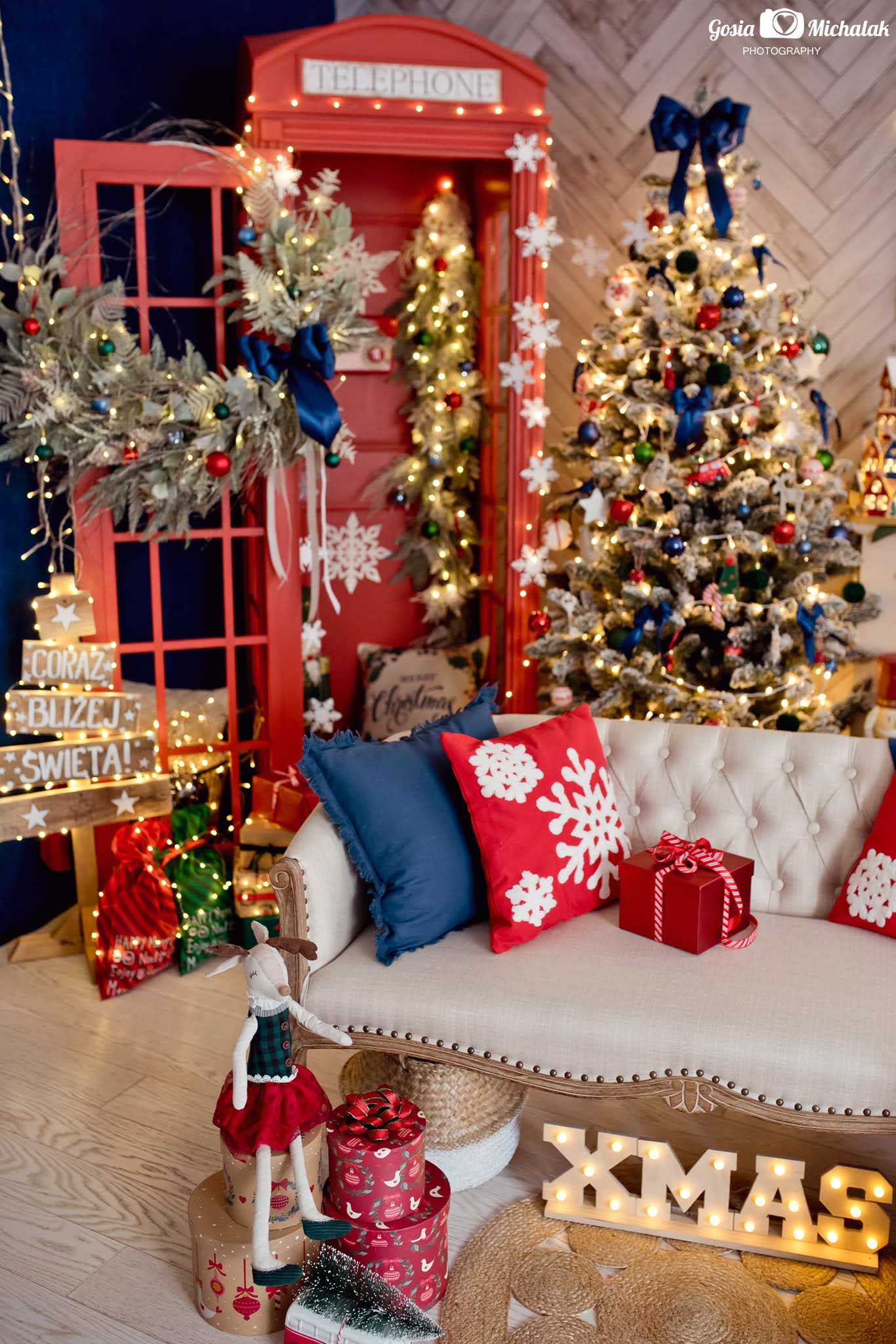 Kokarda na czubek w dowolnym kolorze 30x40cm