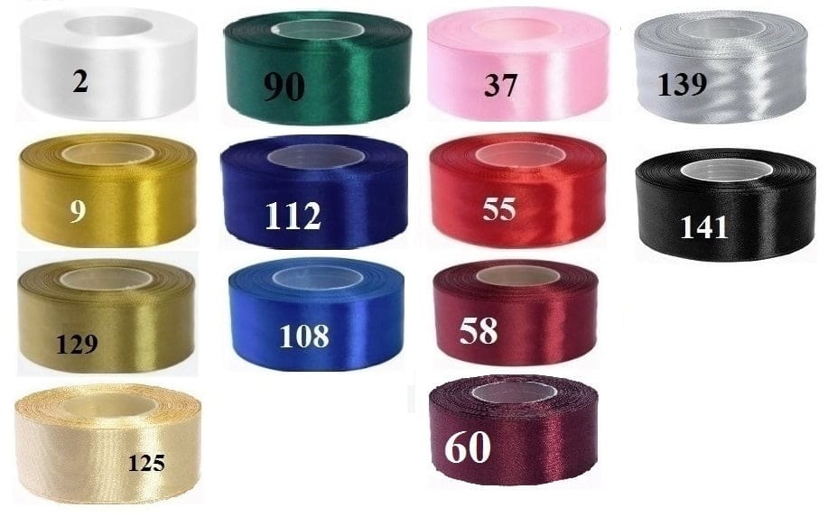 kokarda satyna z koronką duża 26x35 KOLORY