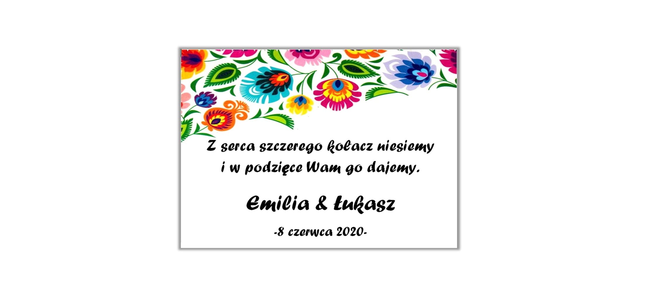 Naklejki na ciasto, kołacz