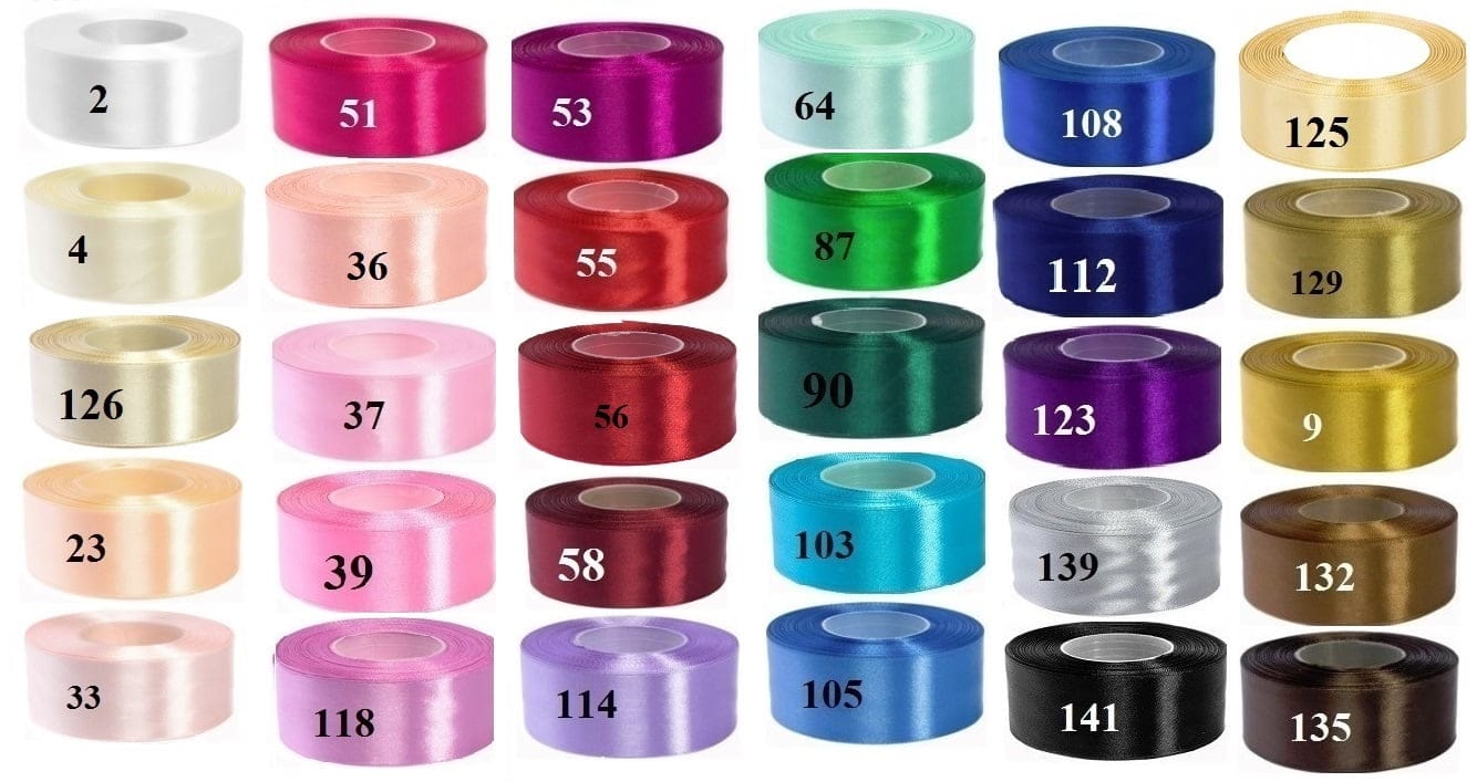 kokarda prezentowa ze wstążką 20x35cm KOLORY na choinkę girlandę