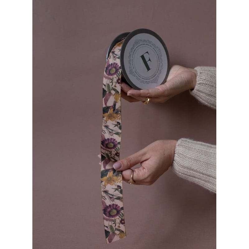 Wstążka wiosenna w kwiaty