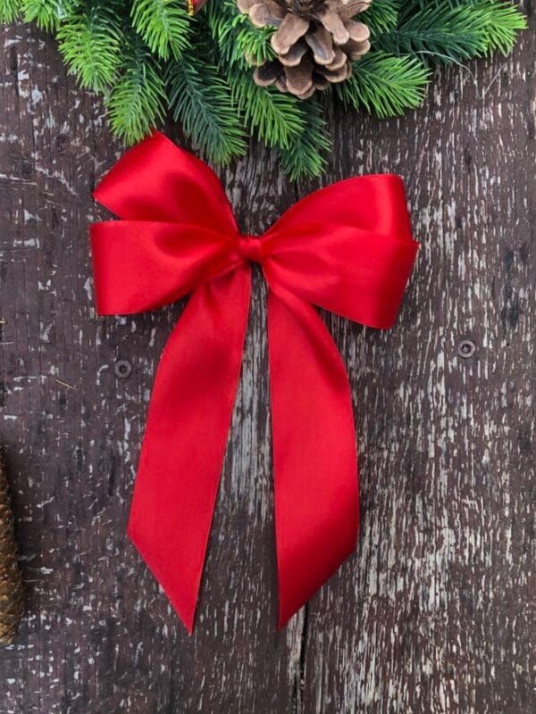 Długa kokarda prezentowa 22x40cm