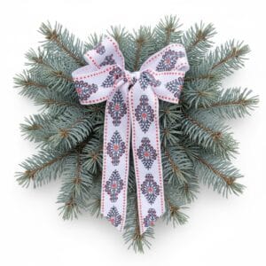 12x20 kokarda góralska na choinkę 15x30