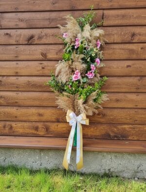 Palma Pawła Kokarda wielkanocna dwukolorowa Alleluja