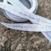 tasiemka tkana Pierwsza Komunia Święta biała złota